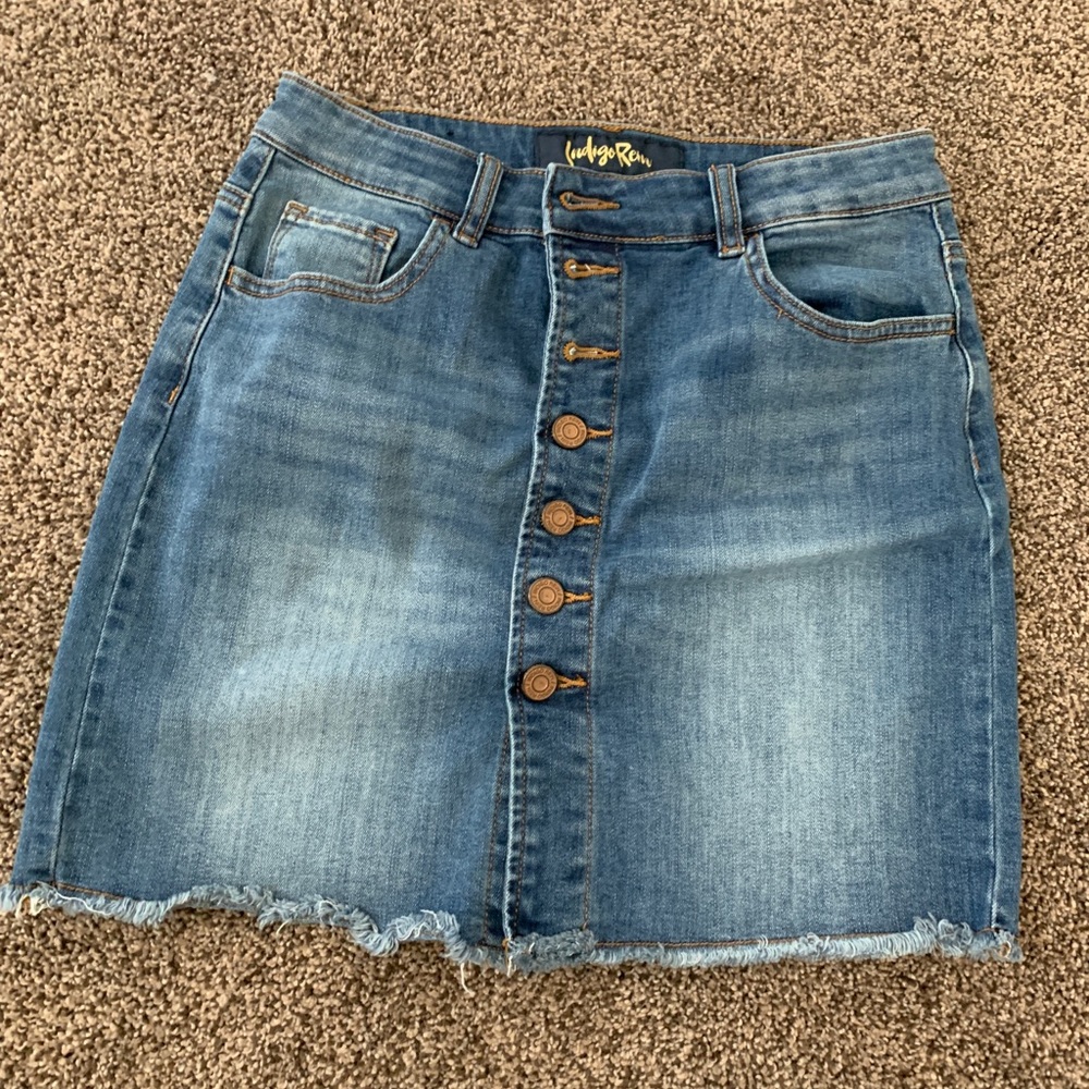 Indigo Rein Jean Skirt